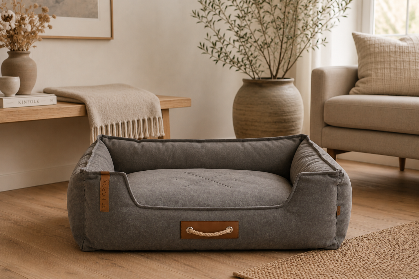 Trixie Nordic Hondenmand Donkergrijs 80 x 60 cm
