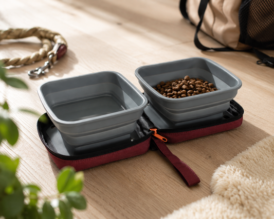 Zolux Opvouwbare Reis Duo Bowl voor Honden